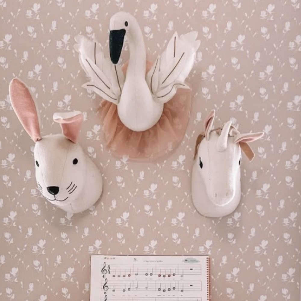 Swan Head for Princess Nursery  Room